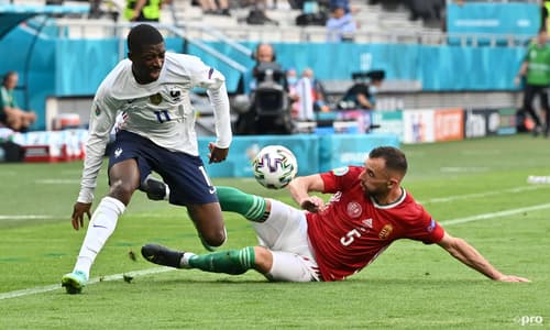 Barcelona's Ousmane Dembele picked up an injury playing for France against Hungary at Euro 2020.