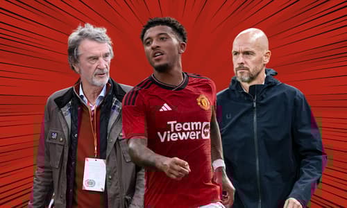 Sir Jim Ratcliffe, Jadon Sancho, Erik ten Hag, 2023/24