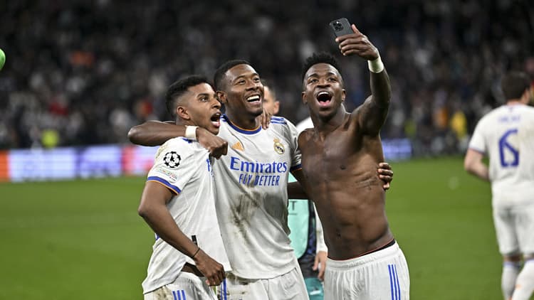 Real are banking on Endrick having the same trajectory as Rodrygo (l.) and Vinicius (r.)