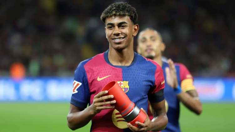 Lamine Yamal is a contender for the 2025 award