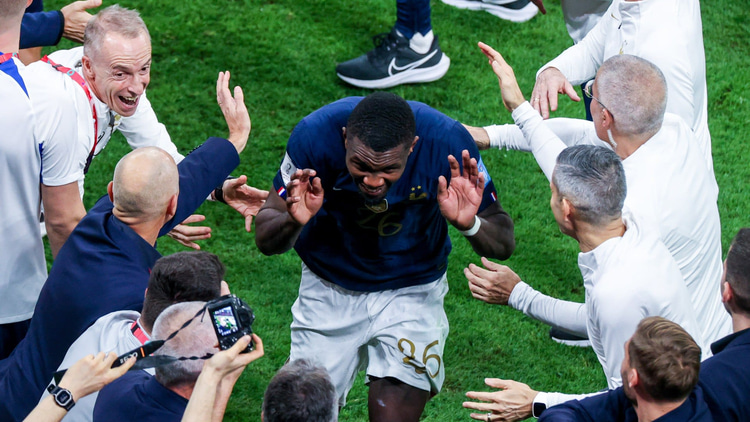 Marcus Thuram played for France at World Cup 2022