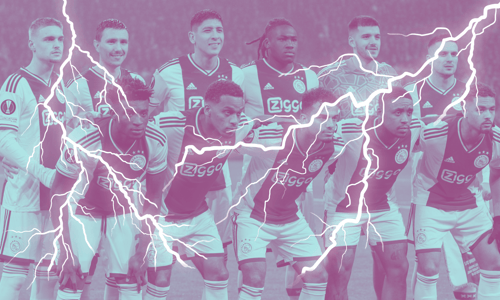 Ajax, Teamfoto, Bliksem