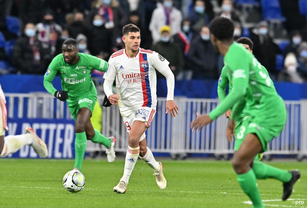 Lyon midfielder Bruno Guimaraes has been linked to Arsenal