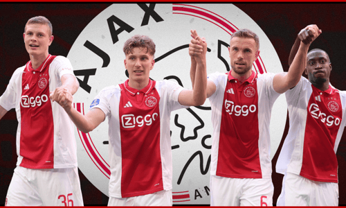 Dies Janse, Mika Godt, Jordan Henderson, Carlos Forbs, Ajax