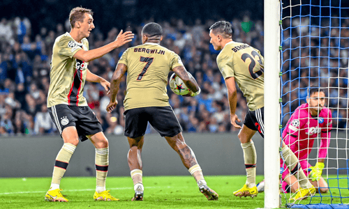Youri Baas, Steven Bergwijn, Steven Berghuis, Ajax