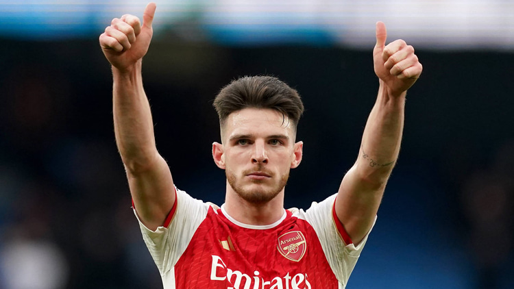 Declan Rice has been heavily used in his first season at Arsenal