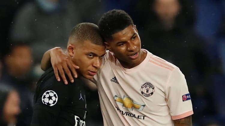 Rashford was linked to PSG in the summer