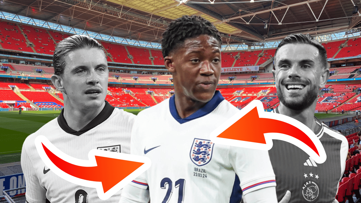 Kobbie Mainoo, Conor Gallagher, Jordan Henderson, England, 2023/24