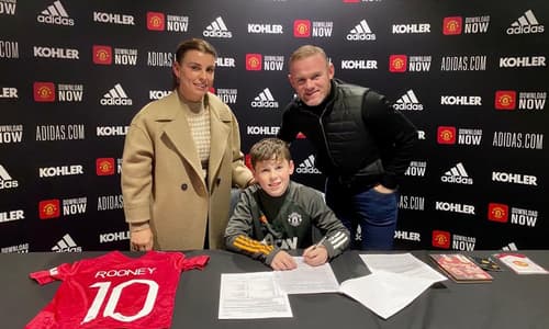 Rooney signs for Manchester United: Kai follows in dad Wayne’s footsteps