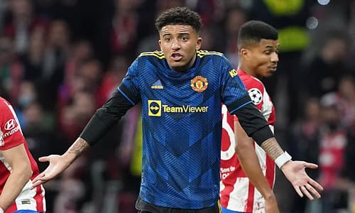 Jadon Sancho. Manchester United, 2021/22