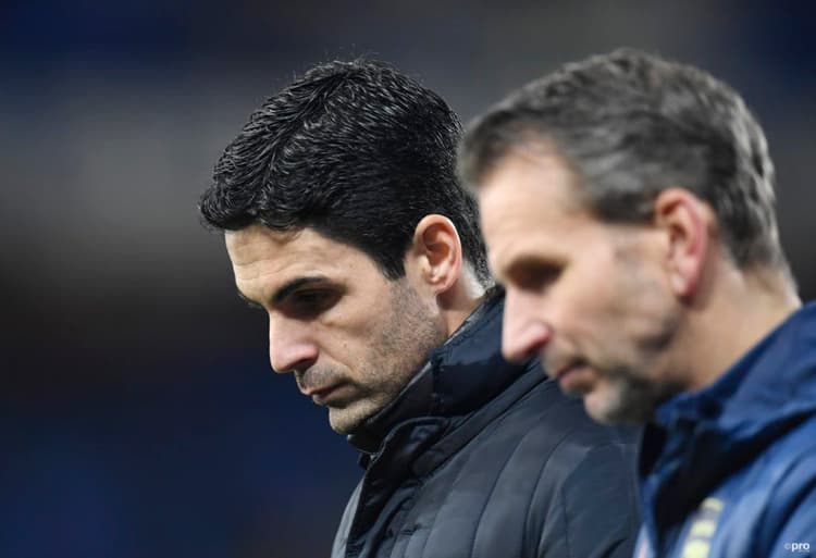 Arteta's Arsenal side failed to finish in the top four last season