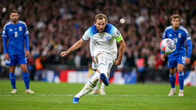Harry Kane scored England's equaliser against Italy