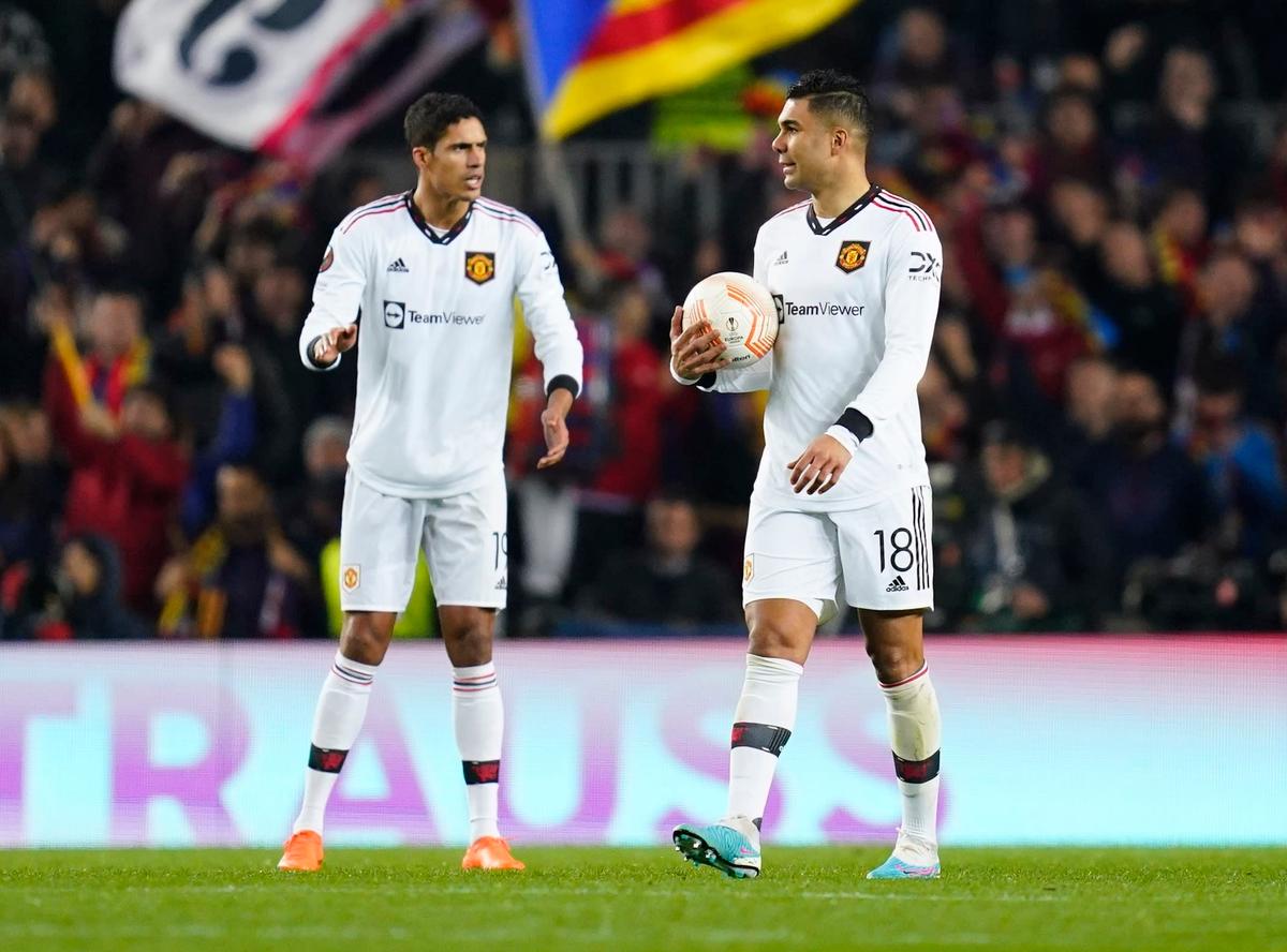 Casemiro, Raphael Varane, Man Utd