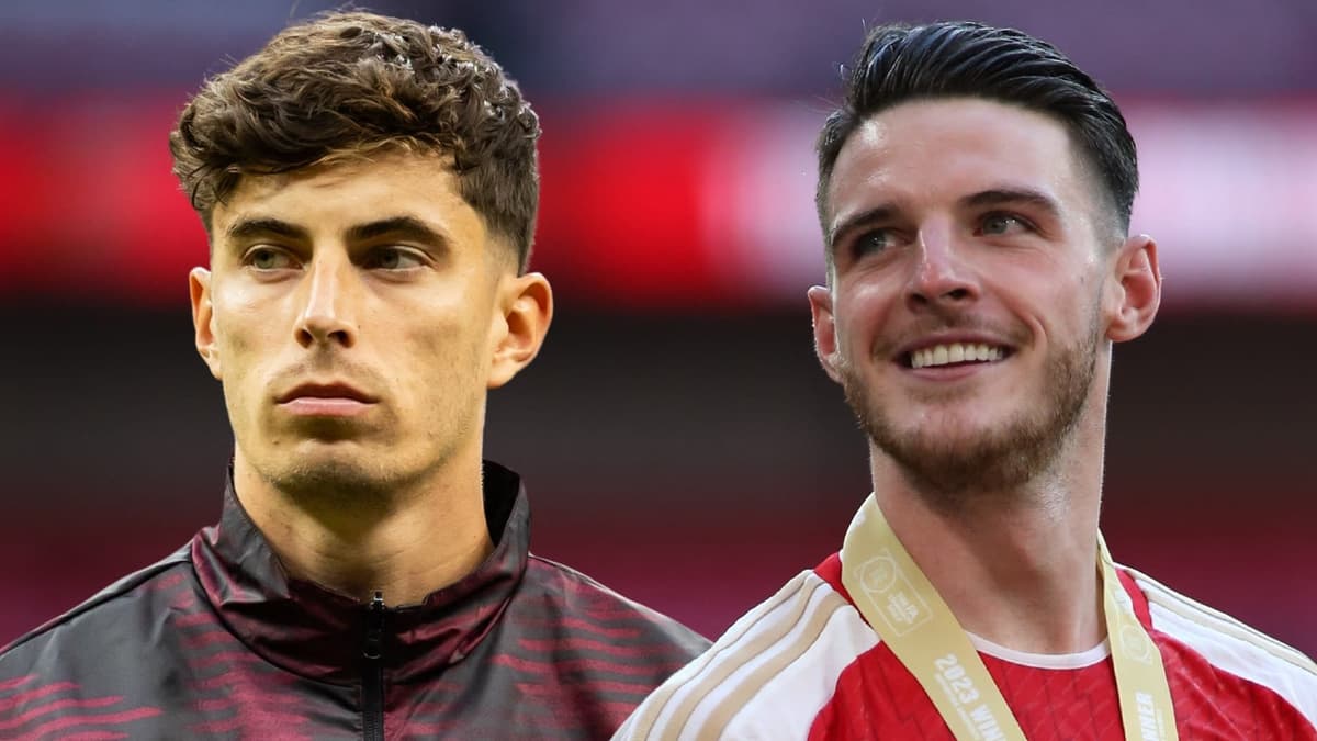Declan Rice Kai Havertz Arsenal