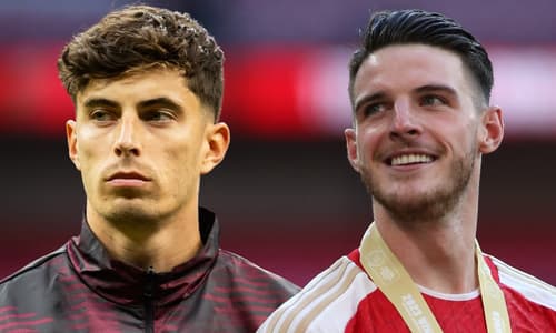 Declan Rice Kai Havertz Arsenal