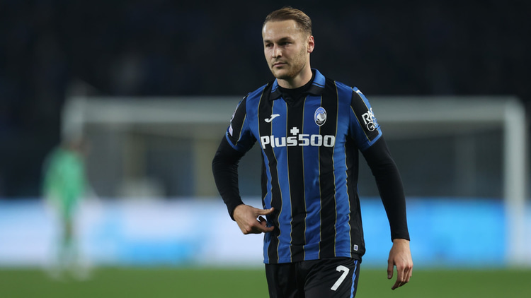 Teun Koopmeiners in het shirt van Atalanta.