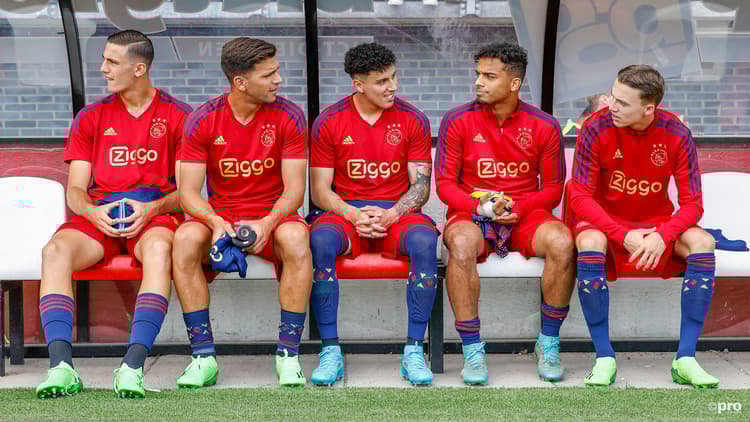 Lorenzo Lucca, Lisandro Magallán, Jorge Sánchez, Owen Wijndal en Youri Regeer.