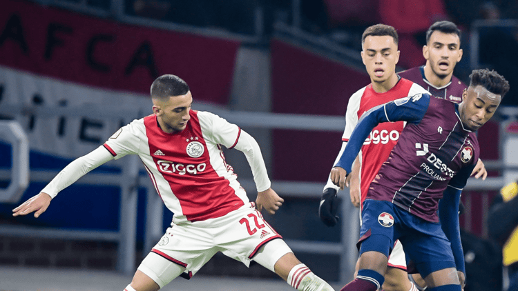 Hakim Ziyech speelde in totaal 165 wedstrijden voor Ajax.
