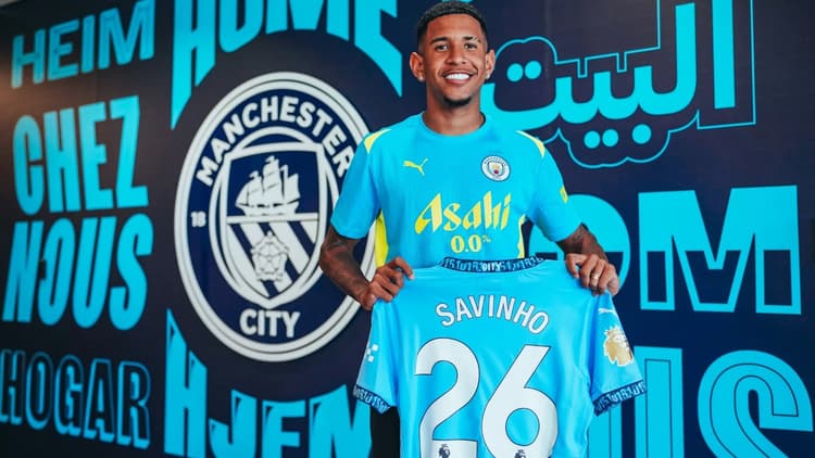 Savinho was Man City's first signing of the summer