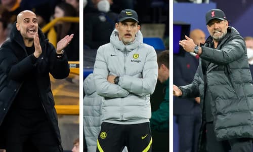 Thomas Tuchel, Pep Guardiola, Jurgen Klopp