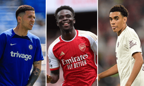 Enzo Fernandez, Bukayo Saka, Jamal Musiala