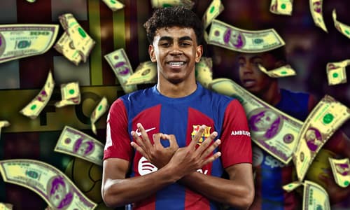 Lamine Yamal, Barcelona, money