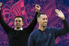 Xavi, Sergio Busquets, Barcelona, 2022/23