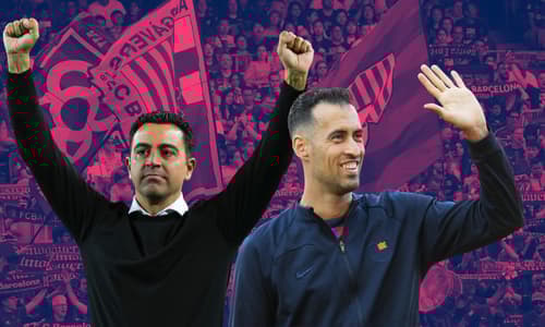 Xavi, Sergio Busquets, Barcelona, 2022/23