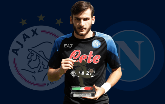 Khvicha Kvaratskhelia, Napoli. 2022/23