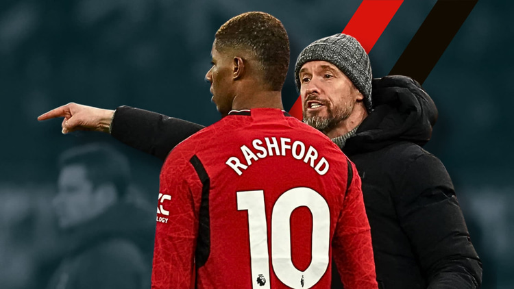 Marcus Rashford and Erik ten Hag have had a turbulent relationship at Man Utd.
