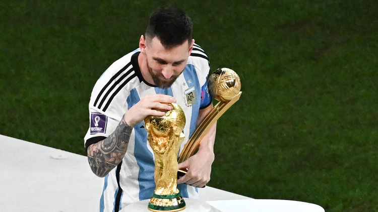 Messi helped Argentina win the 2022 World Cup