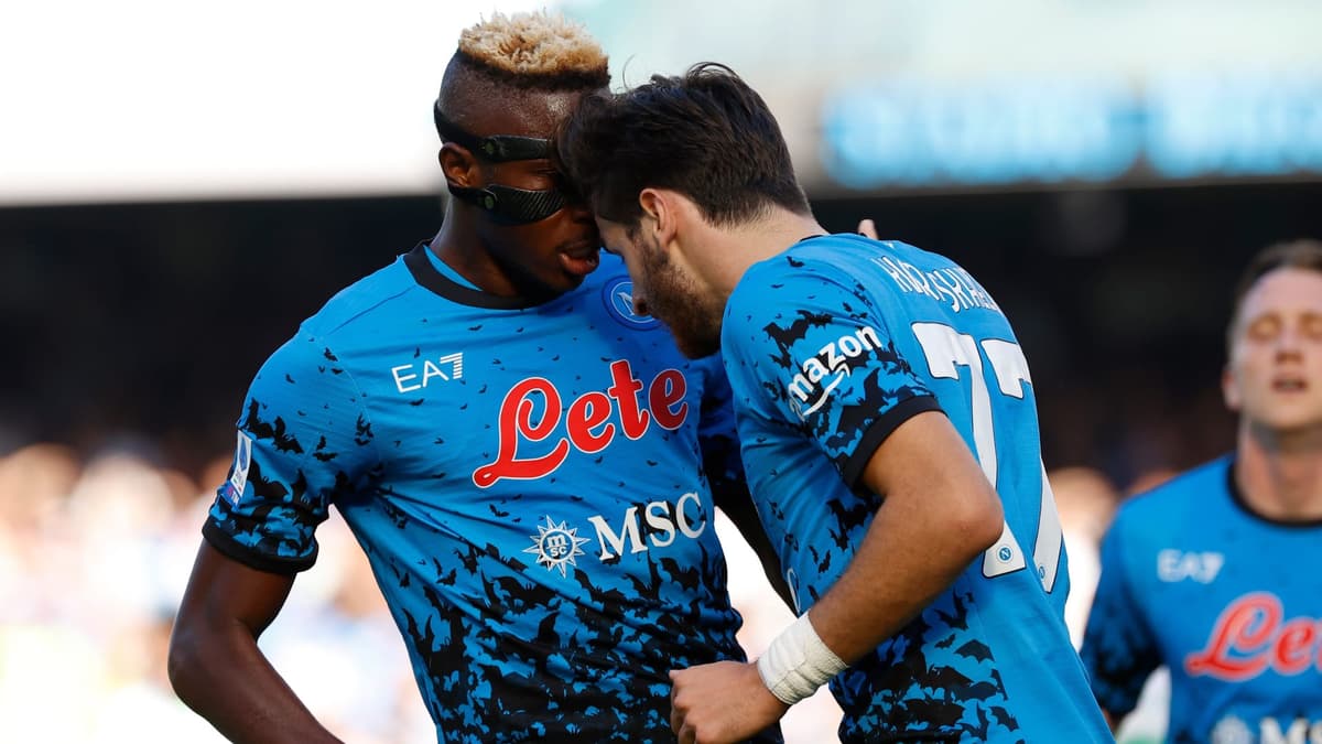 Khvicha Kvaratskhelia, Victor Osimhen, Napoli, 2022-23