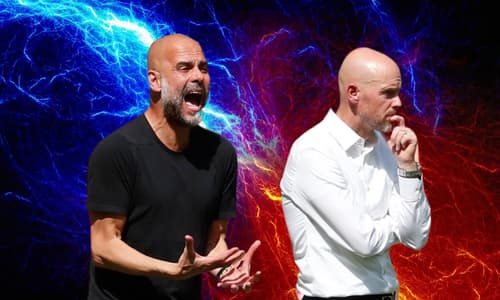 Pep Guardiola, Erik ten Hag, Man City, Man Utd, 2023/24