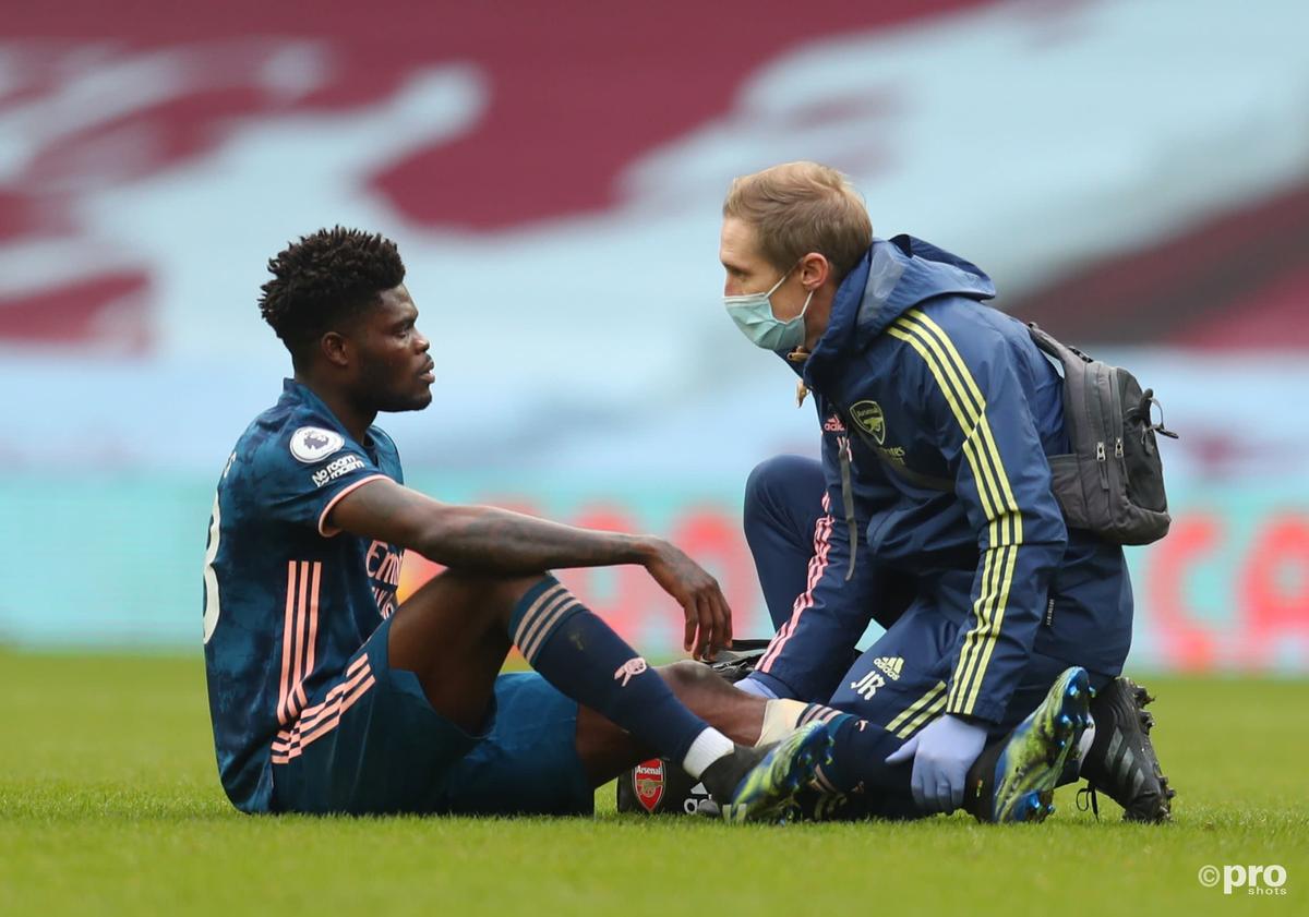 Partey’s shocking injury record since €50m Arsenal move