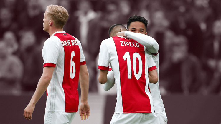 Justin Kluivert speelde in totaal 56 wedstrijden voor Ajax.