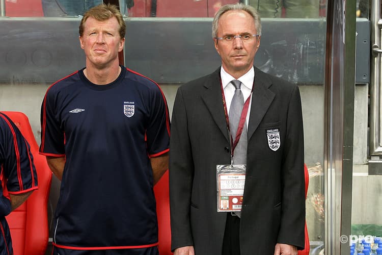 Sven-Goran Eriksson (right) and Steve McClaren (left)