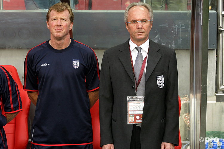 Sven-Goran Eriksson (right) and Steve McClaren (left)