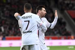 Lionel Messi, Kylian Mbappe, PSG, 2021/22. 