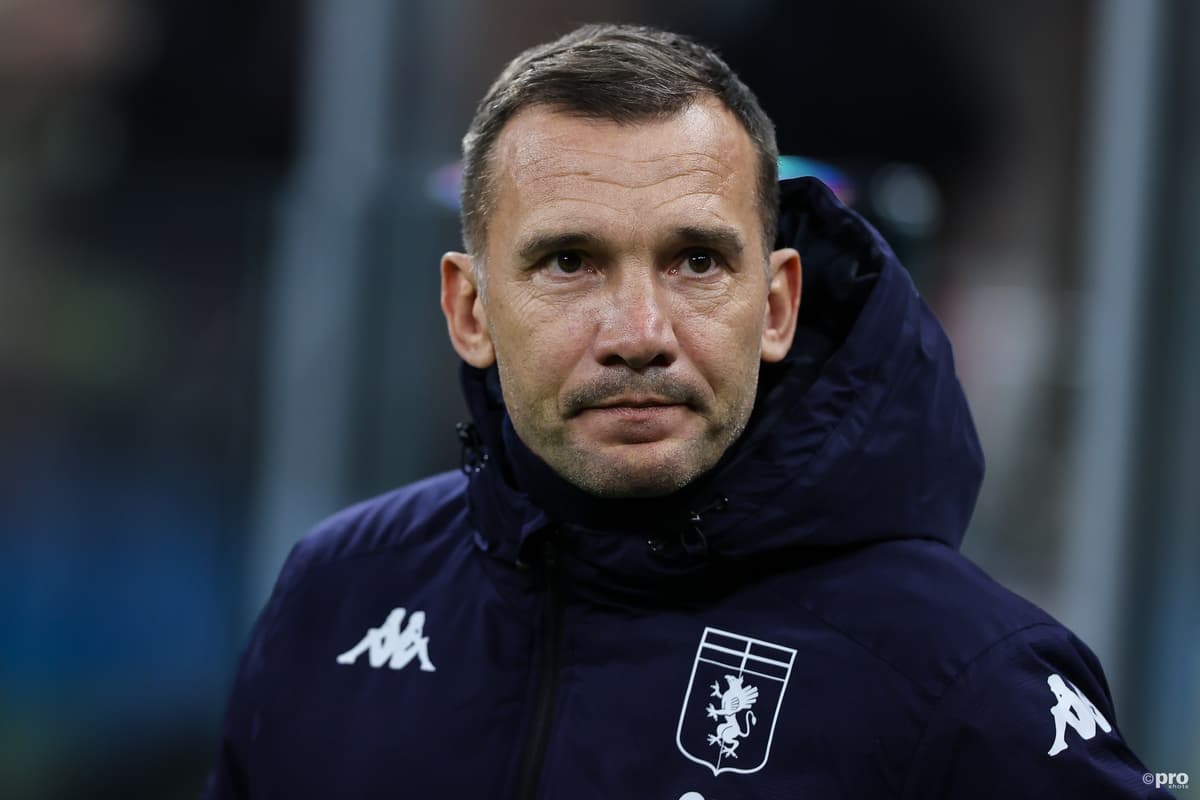 Andriy Shevchenko has been sacked as Genoa head coach