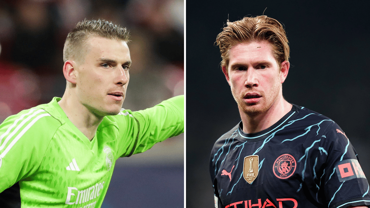 Andriy Lunin, Kevin de Bruyne, Real Madrid, Man City, 2023/24