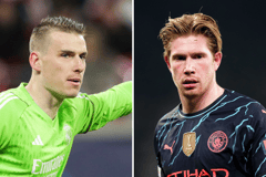 Andriy Lunin, Kevin de Bruyne, Real Madrid, Man City, 2023/24