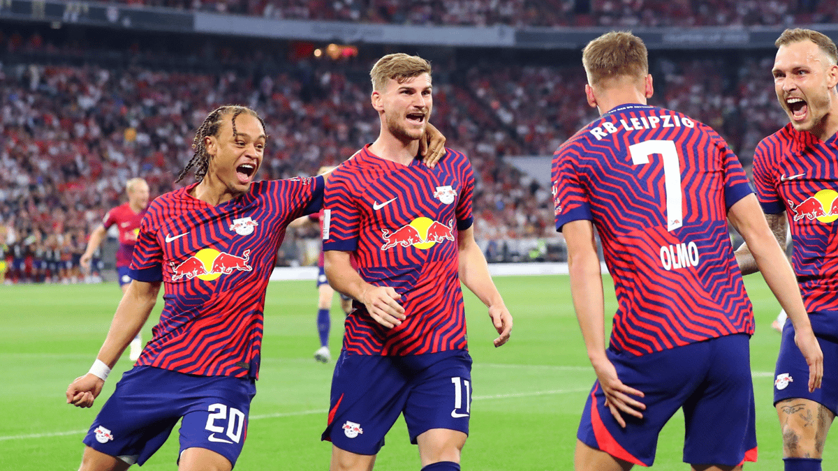 Xavi Simons, Timo Werner, Dani Olmo, RB Leipzig