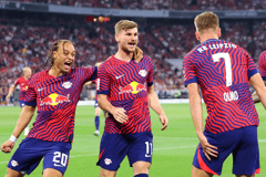 Xavi Simons, Timo Werner, Dani Olmo, RB Leipzig