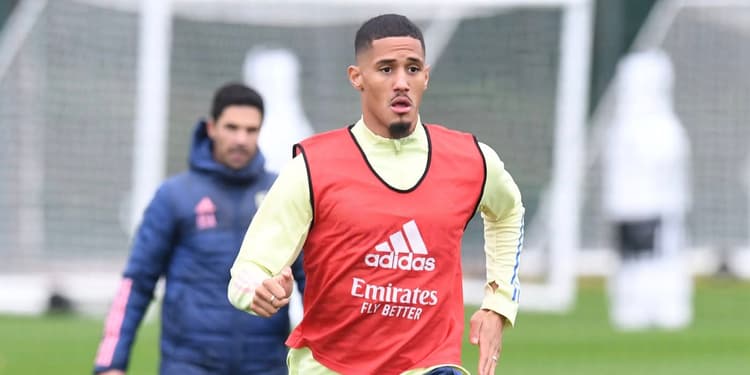 Saliba has struggled to break into the Arsenal first team since joining the club