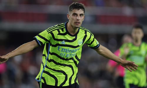 Kai Havertz playing for Arsenal