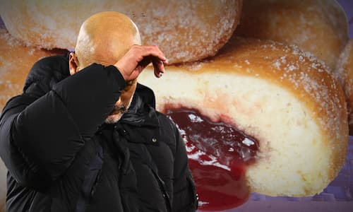 Pep Guardiola, donut, Man City