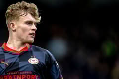 Jarrad Branthwaite playing for PSV Eindhoven