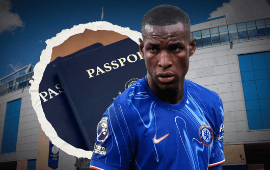 Nicolas Jackson, Chelsea, passport