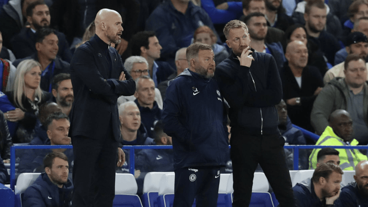 Graham Potter is a candidate to take over Erik ten Hag's job