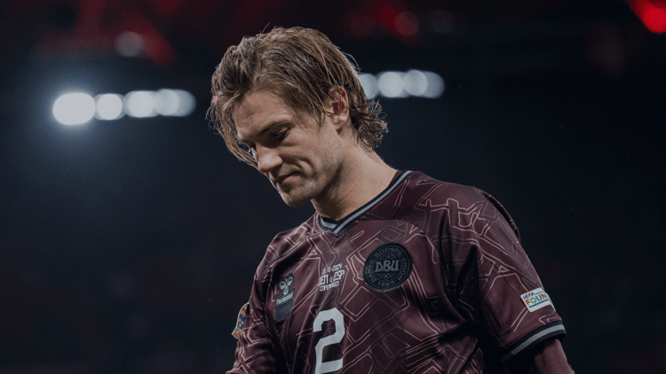 Joachim Andersen heeft 38 interlands voor Denemarken achter zijn naam staan.